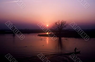 Sunset,Myanmar