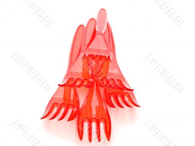 plastic forks