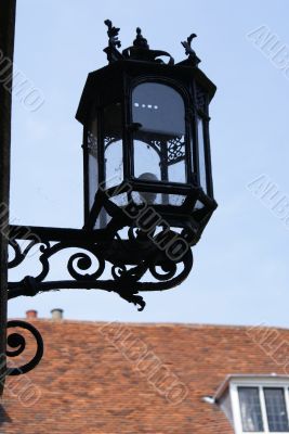 Old lantern in University
