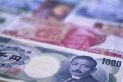 Japanese yen. International money