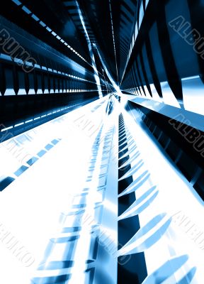 Light Rails. Abstract background