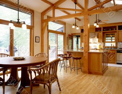 Kitchen and Dining Area