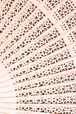 wooden fan detail