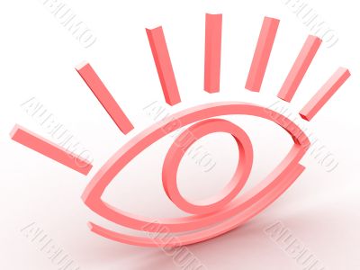 The stylized eye The stylized eye
