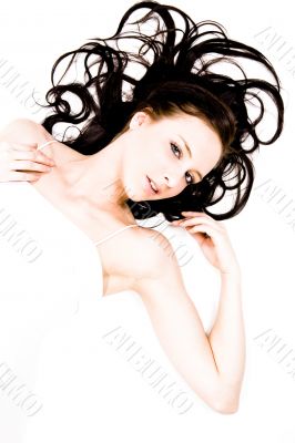 beautiful brunette