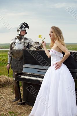 knightly romance / bride / piano