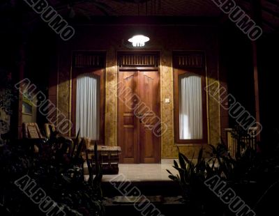 Bungalow at night Bungalow at night