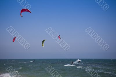 kitesurfers