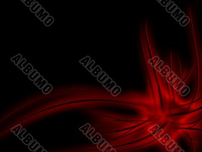 Photoshop red abstract creation