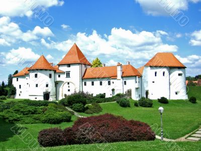 Castle in center of Varazdin, Croatia
