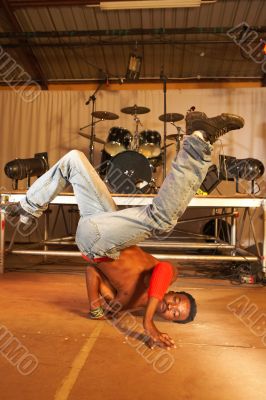 African freestyle hip-hop dancer
