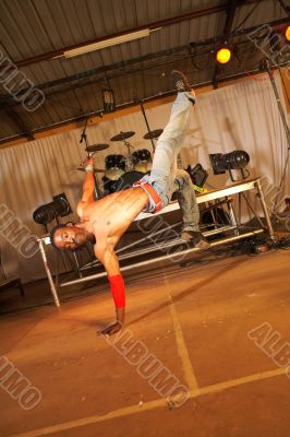 African freestyle hip-hop dancer