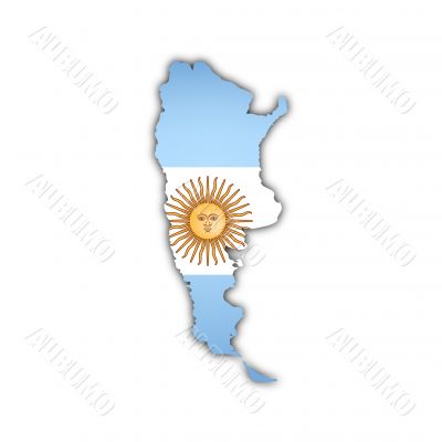 map of argentina