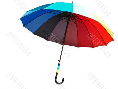 multicolored umbrella