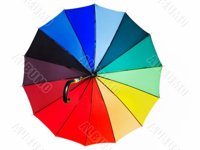 multicolored umbrella