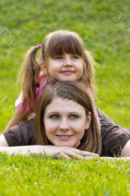 Mother and daughter Mother and daughter