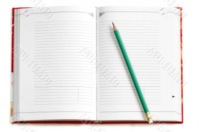 Blank notebook