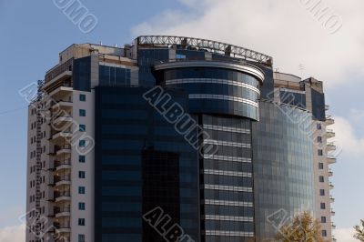 Modern building of a stock exchange