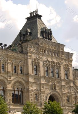 Old building on Red Square in Moscow