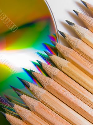 Pencils and disk