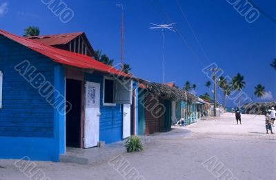 Saona island village- Dominican republic