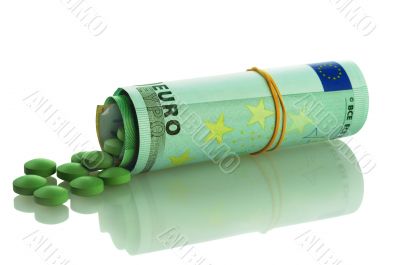 handful of green pills and euro handful of green pills and euro