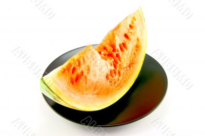 Watermelon with Bite Mark