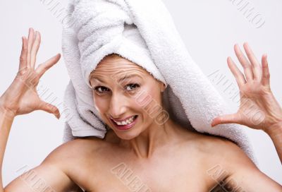 flustrated house-wife flustrated house-wife