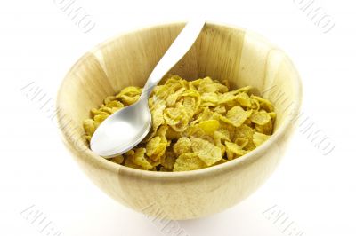 Cornflakes in a Bowl