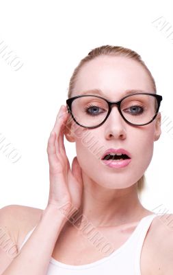 blonde woman