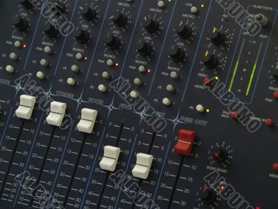 Audio Mix Console