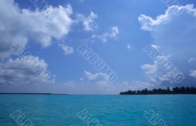 Saona island blue lagoon -Dominican republic