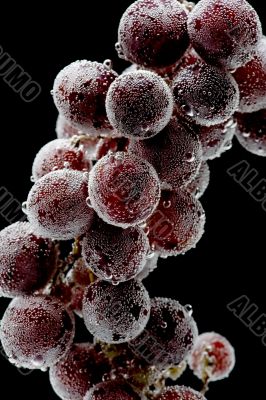 grapes with air bubbles