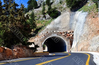 Mountain tunnel