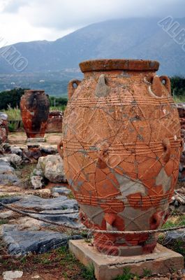 Minoan Palace. Archaeological site of Malia.