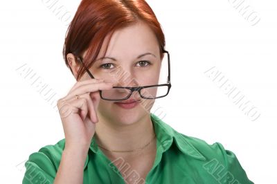 Girl with glasses Girl with glasses