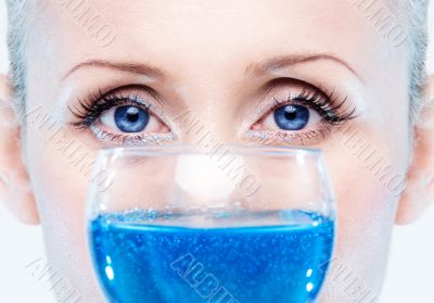Abstract blue eyes Abstract blue eyes