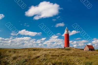 Old lighthouse on a seashore