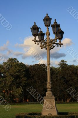 street lantern in Saint Petersburg