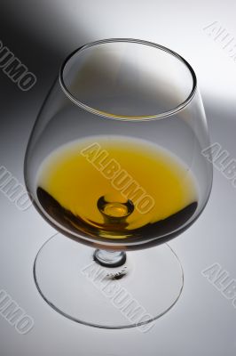 Alcohol in glass