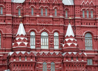 Historical Museum on Red Square in Moscow