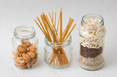 Jars on white Jars on white