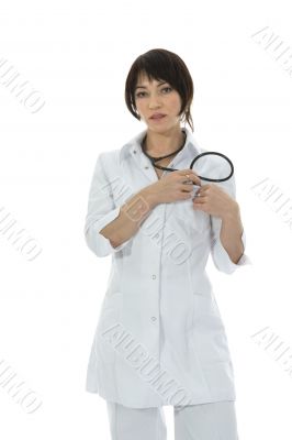 young doctor with stethoscope