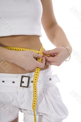 beautiful girl with  meter