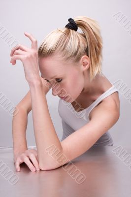 stressed woman stressed woman