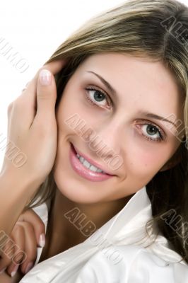 Portrait of the young beautiful girl