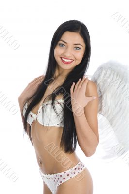 Sexual angel  on insulated background