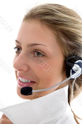 Business woman calling