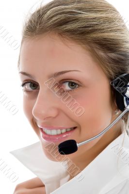 Business woman calling