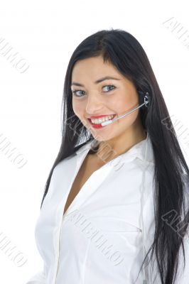 Business woman calling